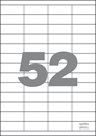 Spoko Samolepicí etikety A4 100 listů - 52,5 × 21,2 mm