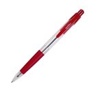 Spoko Kuličkové pero průhledné 0,5 mm - červená náplň
