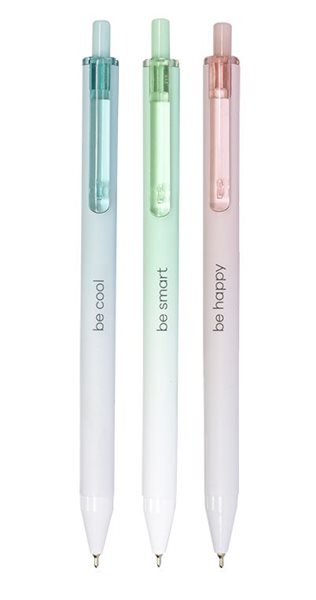 Levně Spoko Kuličkové pero BE IN 0,5 mm - mix pastelových barev