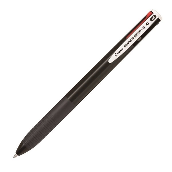 Levně Pilot Super Grip-G4 Kuličkové pero čtyřbarevné, černá