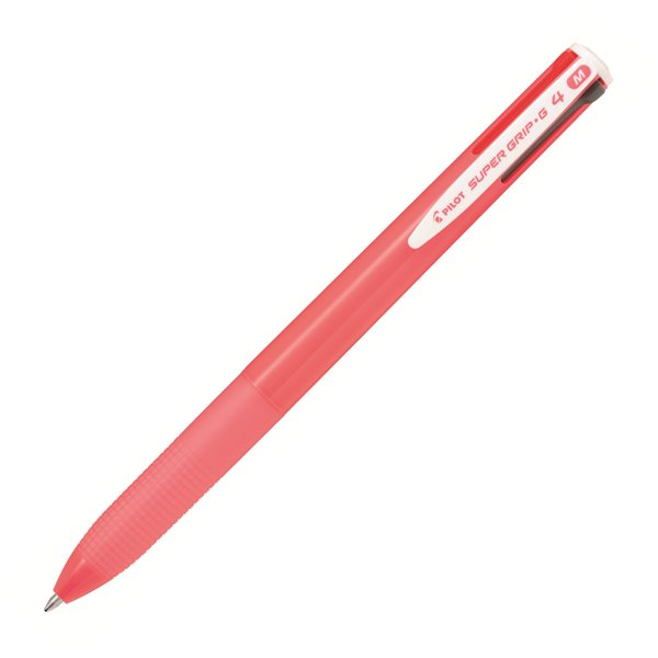 Levně Pilot Super Grip-G4 Kuličkové pero čtyřbarevné, růžová