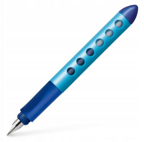 Levně Bombičkové pero Faber-Castell Scribolino pro praváky - modrá