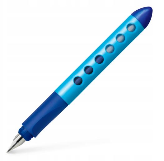 Levně Bombičkové pero Faber-Castell Scribolino pro leváky - modrá