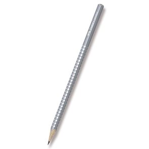 Grafitová tužka Faber-Castell Sparkle perleťová - šedá