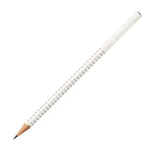 Grafitová tužka Faber-Castell Sparkle perleťová - krémová, Sleva 7%