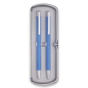 Dárková psací sada kuličkové pero a mechanická tužka Zera - modrá