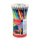 Grafitová tužka s pryží MAPED Black´Peps Energy, HB, 1 ks - mix barev