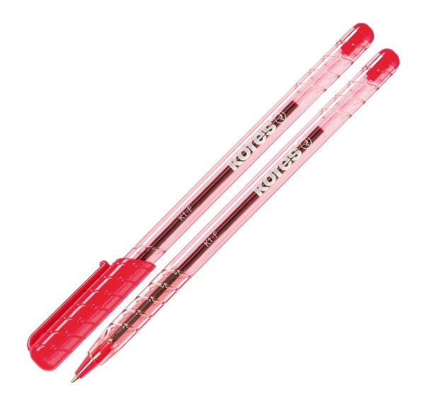 Kores Kuličkové pero K1 Pen Super Slide 1 mm - červené