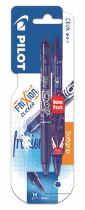 Pilot FriXion Clicker 07 Limited Roller 0,7 mm modrý - balení 2ks