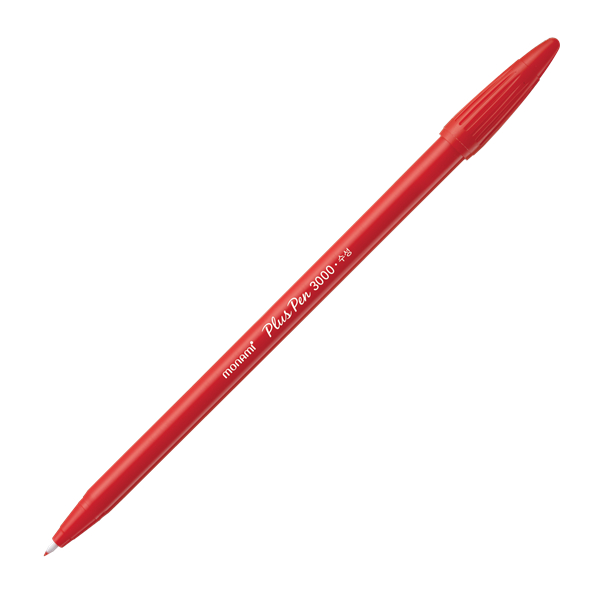 Levně Popisovač Monami Plus Pen 3000 0,4 mm - red