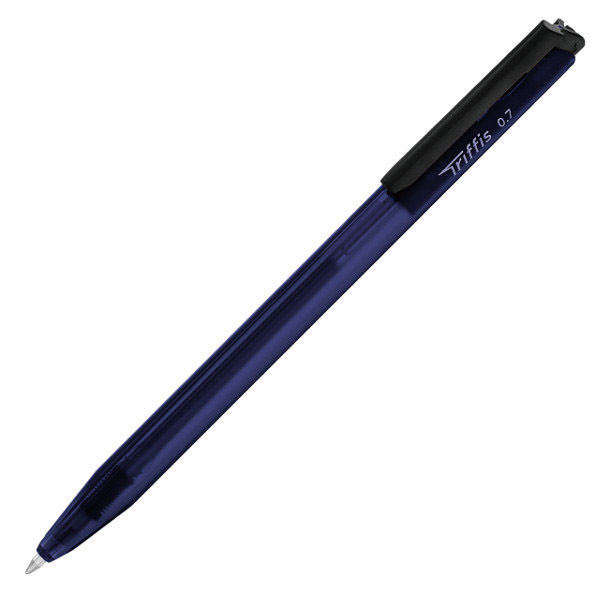 Levně Kuličkové pero Monami Triffis 0,7 mm - modré