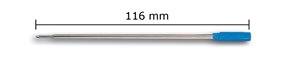 CONCORDE Náplň Cross kovová 0,8 mm - modrá