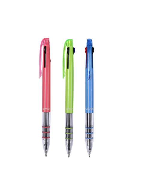 Levně Kuličkové pero CONCORDE Trio Plus tříbarevné 0,7 mm - mix barev