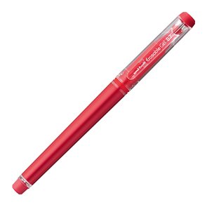 Gumovatelné pero s víčkem UNI 0,7 mm - červené
