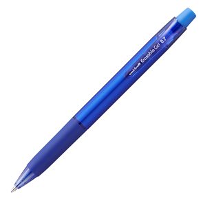 UNI Gumovací pero stiskací 0,7 mm - modré
