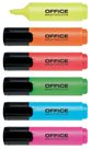 Zvýrazňovač OFFICE Products, šíře stopy 2-5 mm - sada 6 barev