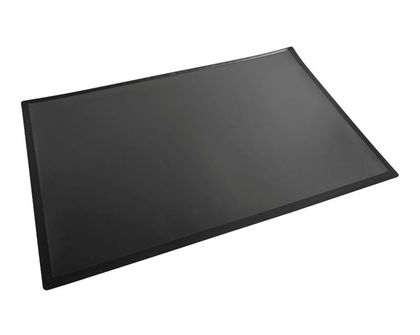 Levně Podložka na stůl 37,5 × 57,5 cm, černá s transparentní kapsou