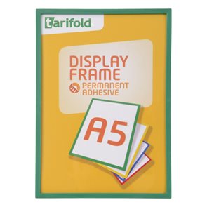 Display Frame samolepicí rámeček A5, 1 ks - zelený