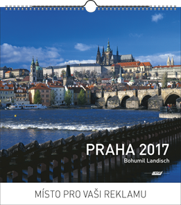 Kalendář nástěnný 2017 - Praha foto