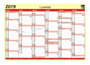 BOBO Kalendář lístkový 2019 A4