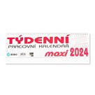 BOBO Kalendář stolní 2024 pracovní MAXI, týdenní, sloupcový