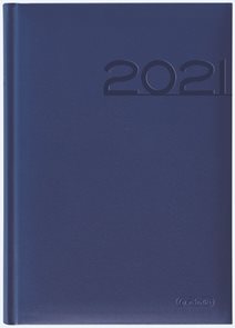 Herlitz Diář 2021 A5 denní - modrý