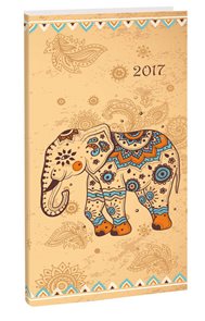 Stil Diář 2017 A7 týdenní - slon