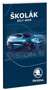 Školní diář školák 2017/18 Škoda Vision