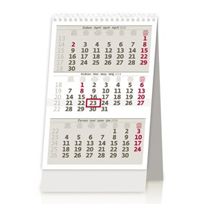 Kalendář stolní 2018 - MINI tříměsíční