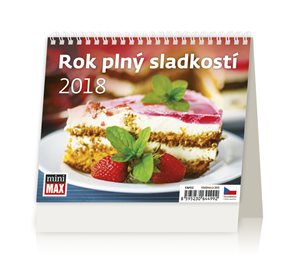 Kalendář stolní 2018 - MiniMax Rok plný sladkostí