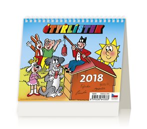 Kalendář stolní 2018 - MiniMax Čtyřlístek