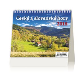 Kalendář stolní 2018 - MiniMax České a slovenské hory