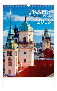 Kalendář nástěnný 2018 - Praha