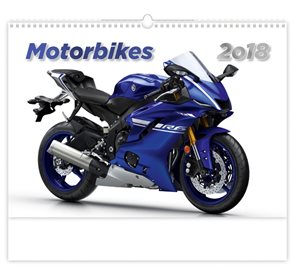 Kalendář nástěnný 2018 - Motorbikes