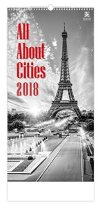 Kalendář nástěnný 2018 - All About Cities