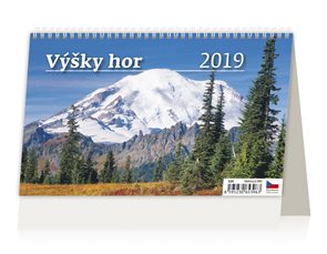 Kalendář stolní 2019 - Výšky hor