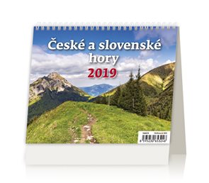 Kalendář stolní 2019 - Minimax České a slovenské hory