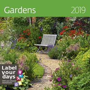 Kalendář nástěnný 2019 Label your days - Gardens