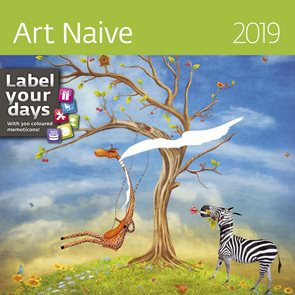 Kalendář nástěnný 2019 Label your days - Art Naive