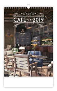 Kalendář nástěnný 2019 - Cafe