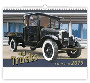 Kalendář nástěnný 2019 - Old Trucks
