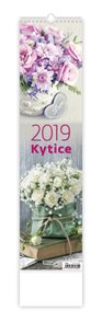 Kalendář nástěnný 2019 - Kytice
