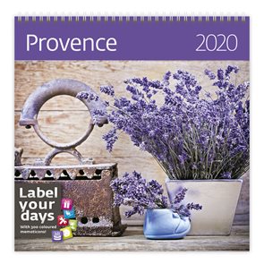 Kalendář nástěnný 2020 Label your days - Provence