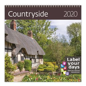 Kalendář nástěnný 2020 Label your days - Countyside