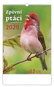 Kalendář nástěnný 2020 - Zpěvní ptáci