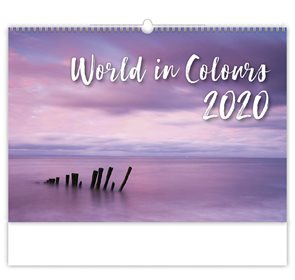 Kalendář nástěnný 2020 - World in Colours