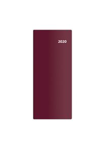 Diář 2020 kapesní - Torino měsíční - bordó/bordeaux red