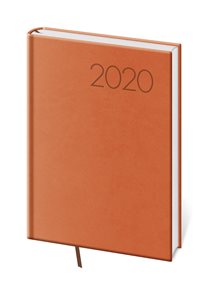 Diář 2020 týdenní A5 Print - oranžová