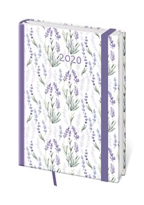 Diář 2020 denní A5 Vario - Lavender s gumičkou