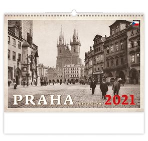 Kalendář nástěnný 2021 - Praha historická